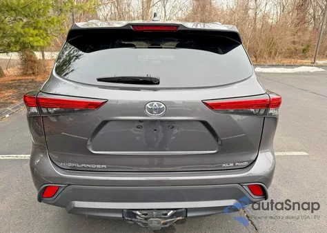 2021 Toyota Highlander Xle из США, поврежденный, VIN 5TDHZRBH4MS084617